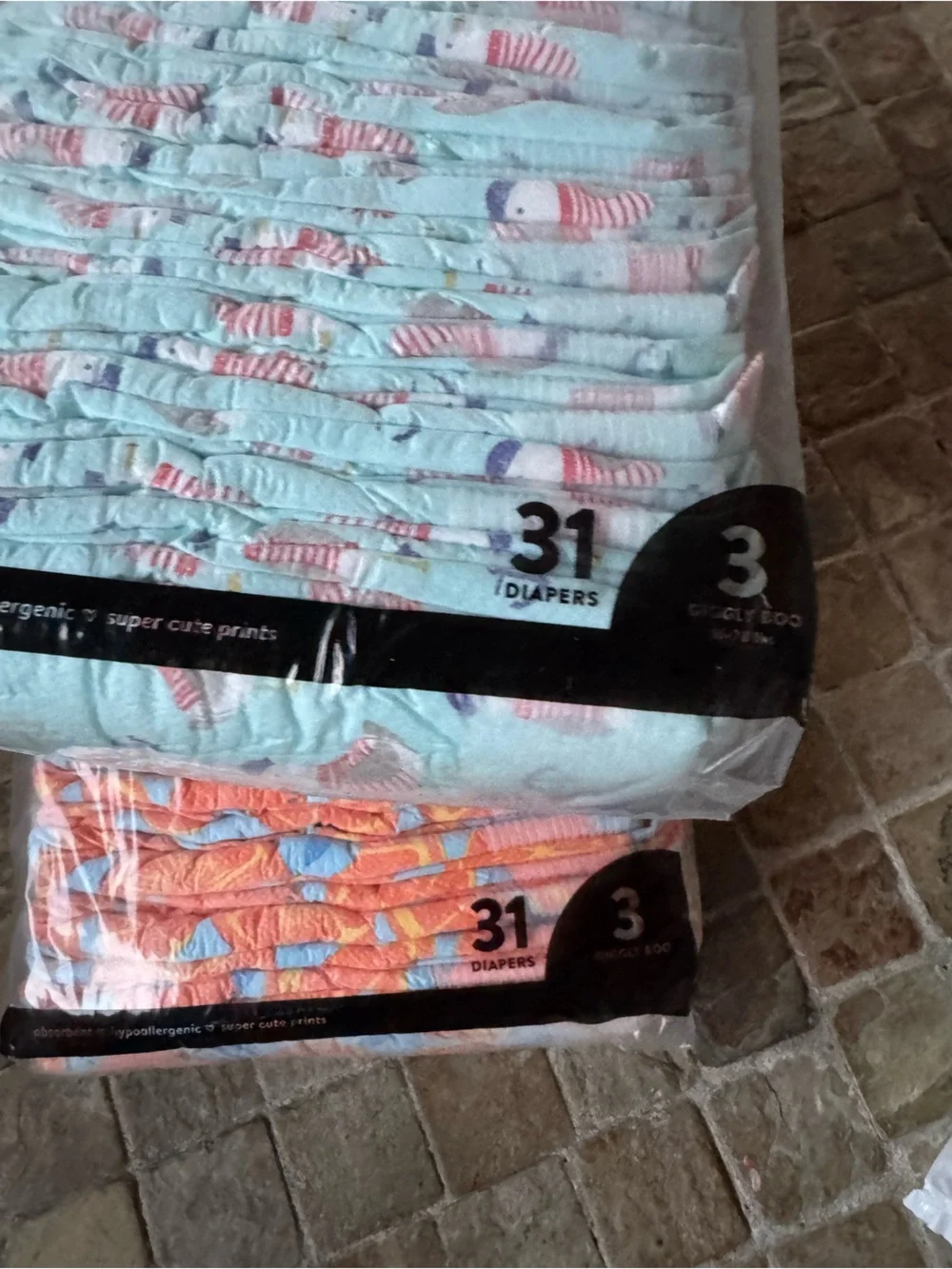 Size 3 62ct Honest Company Diapers Two-Pack